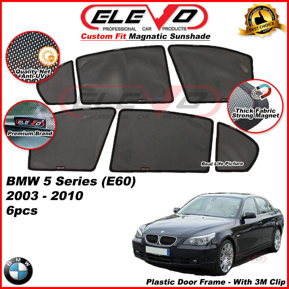 Bmw deals e60 sunshade