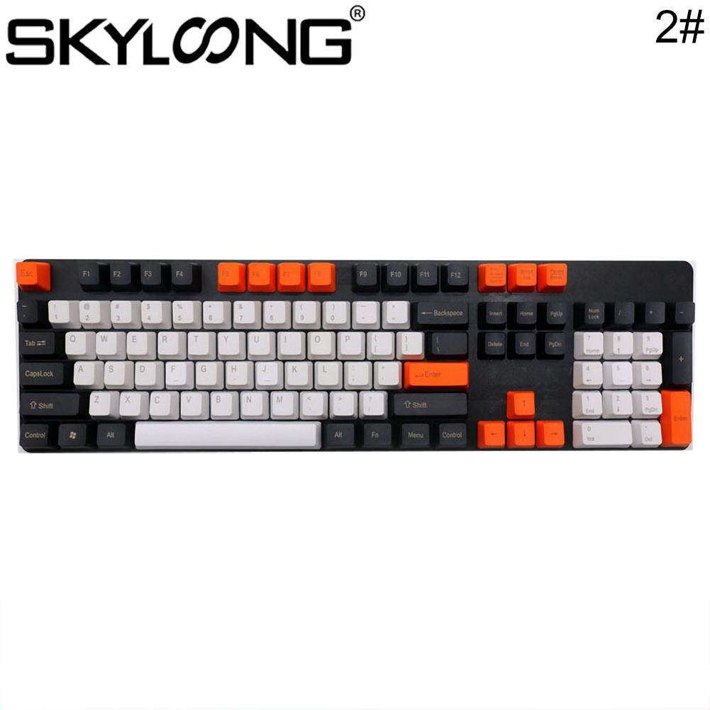 Skyloong SKYLOONG Cái/bộ 108 Cái Nắp Phím Phối Màu PBT Nắp Phím, Bàn Phím Cơ Cherry MX