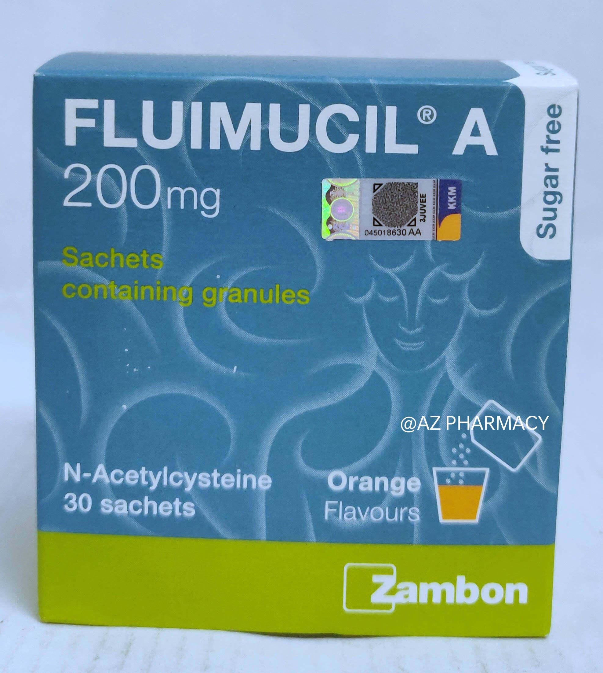 Fluimucil A 200mg 30 Sachets Orange Flavour Exp 1025 Lazada