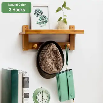 Malaysia Stock Mu Ma Ren Wall Mounted Coat Rack Wall Racks