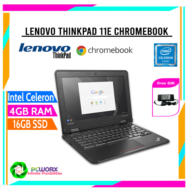 Lenovo 11.6, ThinkPad 11e Chromebook 20Du, 4 GB RAM, 16 GB SSD, Intel HD , Black Intel Celeron N2930 Malaysia