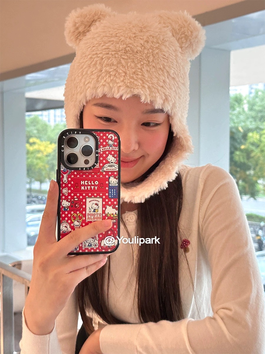 Casetify x Hello Kitty Ốp gương cho iPhone 15 Pro Max / iPhone 14 Pro Max / iPhone 13 Pro Max / iPhone 12 Pro Max / iPhone 11 vỏ điện thoại Vỏ bảo vệ