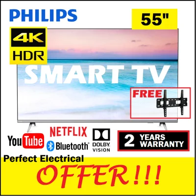 Philips 55PUT6654/68 55 inch 4K UHD HDR SMART TV Internet LED 55PUT6654 with BLUETOOTH