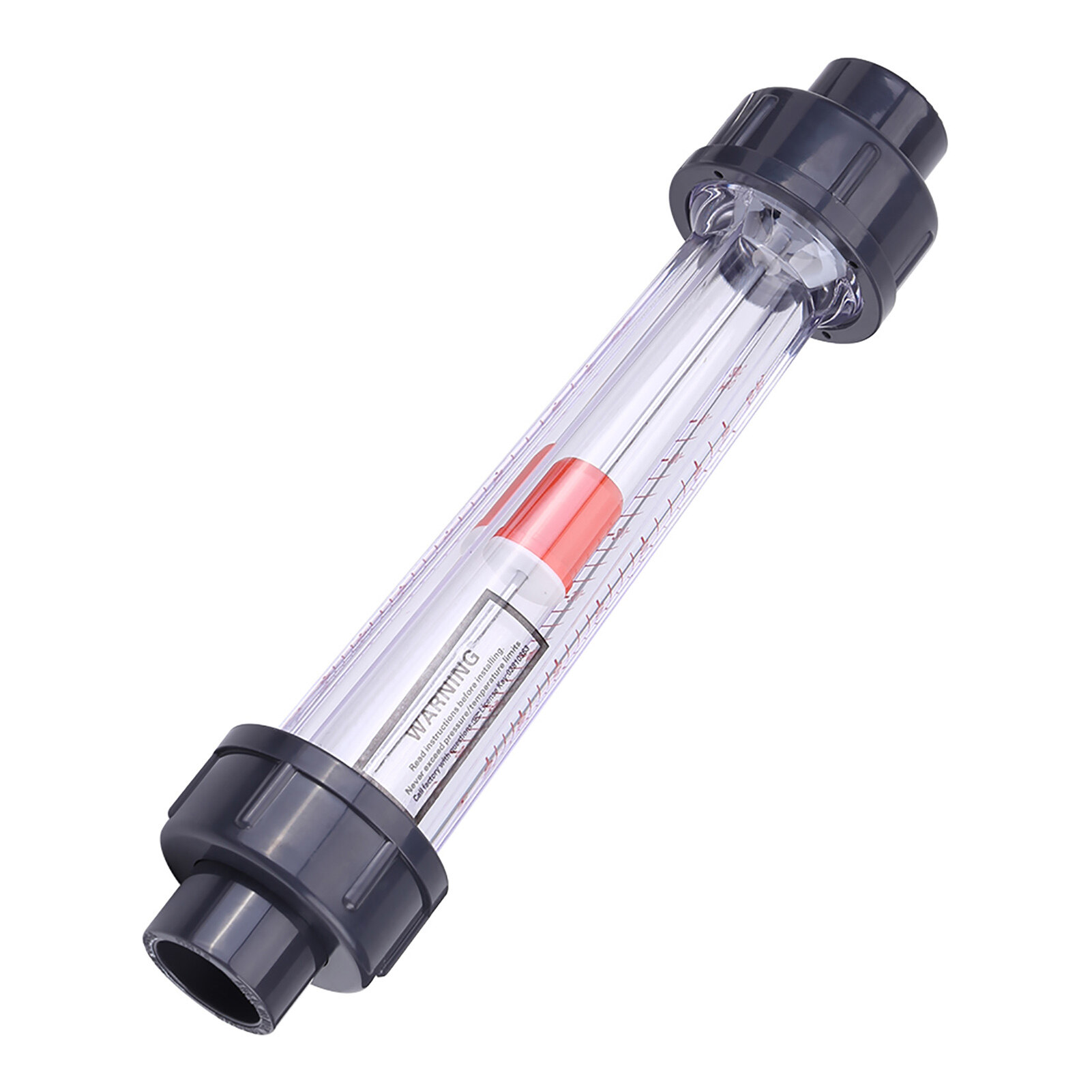 25-250L/H Water Meter Instantaneous Water Flowmeter Plastic Tube Type Flowmeter