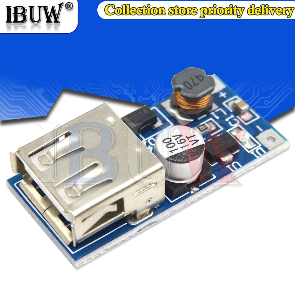 Dc-dc usb output charger step up power boost module 0.9v ~ 5v to 5v 600ma usb mobile power boost board