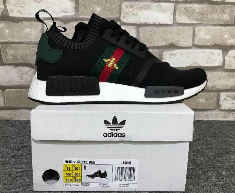 Adidas_Shoes NMD_x Guccci Bee Black Sneakers Sport Shoes