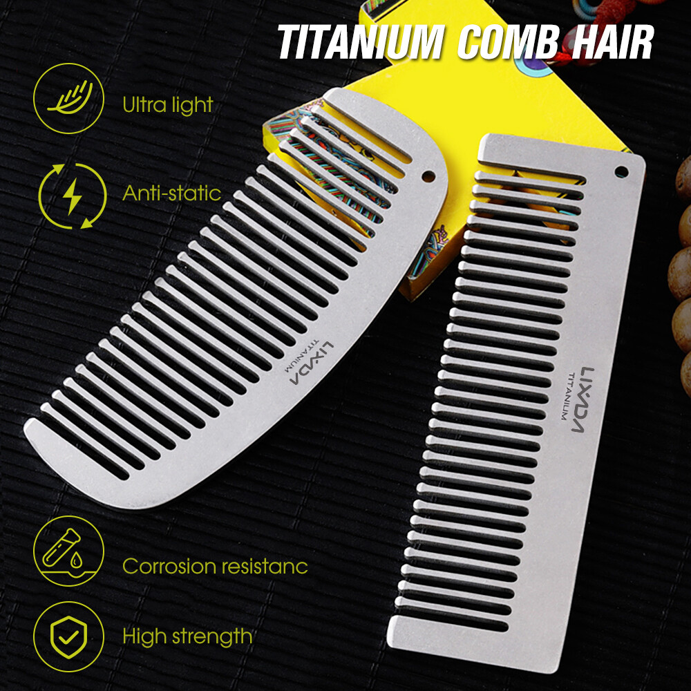 Topp Cycling Lược Titan Lược Chải Tóc Chống Tĩnh Điện Lược Bỏ Túi