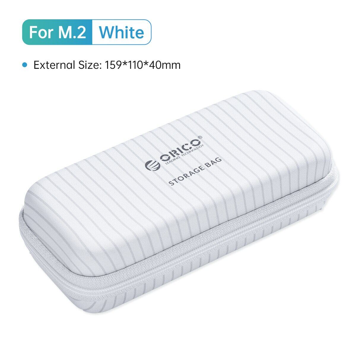 Orico m.2 hard disk case protection bag for external m.2 case/m.2 ssd /usb cable /u disk large capacity colorful storage bags