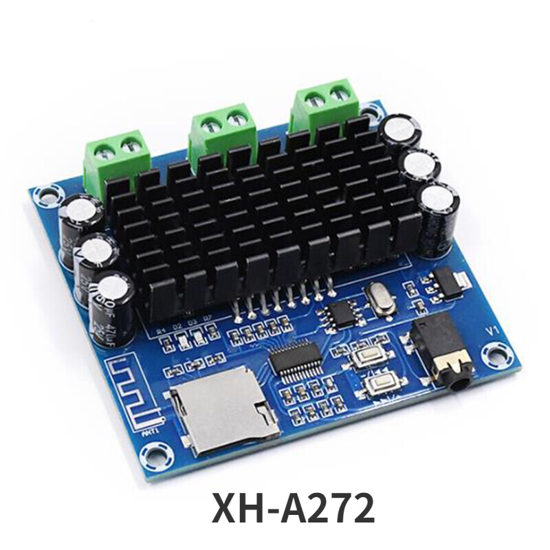 Xh-a272 tda7297 bluetooth audio amplifier module diy 2x15w bluetooth 5.0 digital power amplifier board