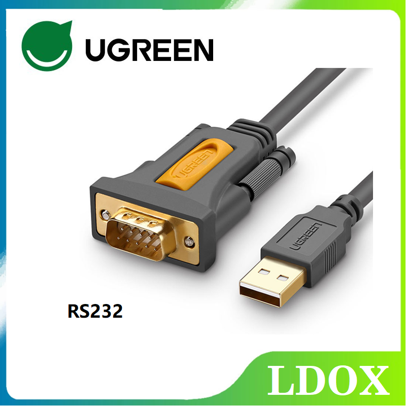 UGREEN USB to RS232 DB9 Serial Male Converter Adapter Cable with PL2303