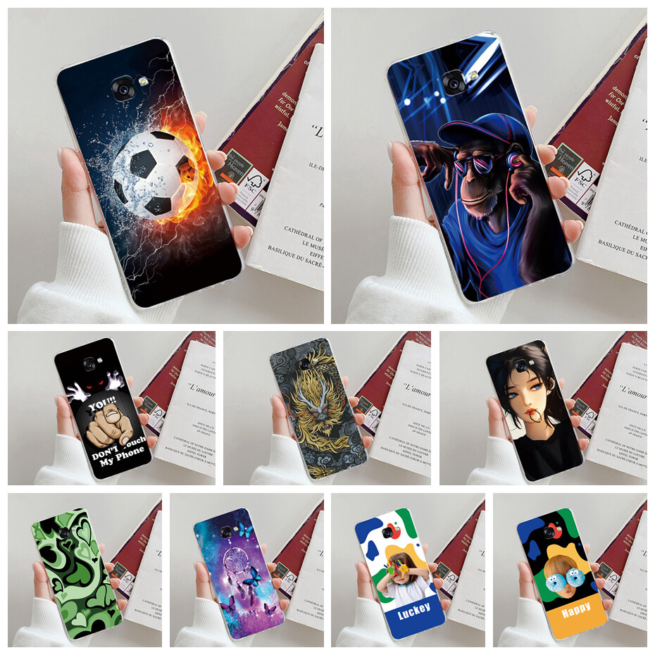 For samsung galaxy a7 2017 phone case a720f a720 soft silicone back cover for samsung a7 2017 casing 5.7''