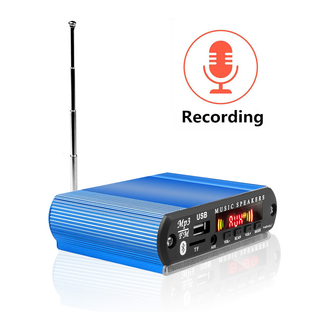 Bảng Giải Mã MP3 Không Dây DC 5V Mô-đun Giải Mã Âm Thanh Rảnh Tay Bluetooth Hỗ Trợ Ghi Âm USB TF FM Radio Với Vỏ Nhôm Lắp Ráp Điều Khiển Từ Xa Cho Loa Máy Phát Đa Phương Tiện Xe Hơi
