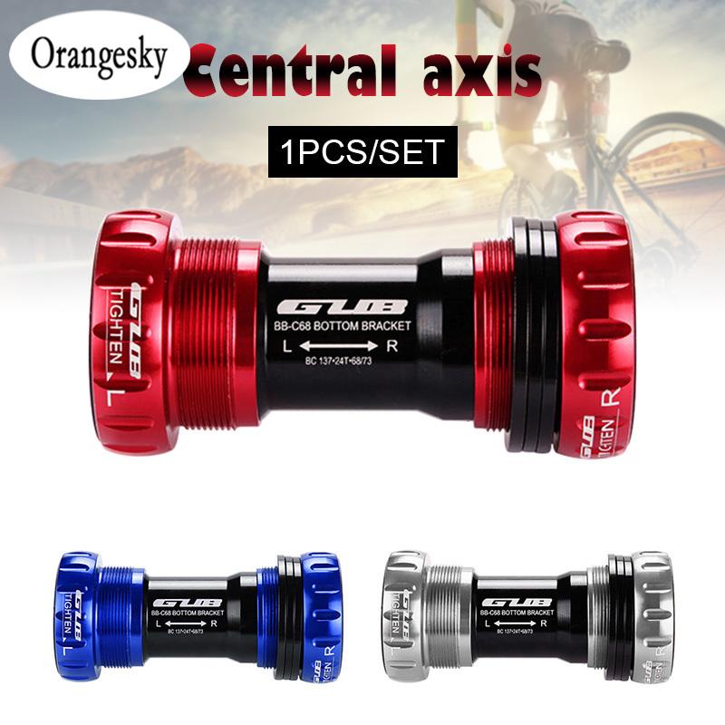 GUB C-68 Ceramic BB Crankshaft 68/73mm Thread Type BSA Crankshaft Crankshaft Bearings