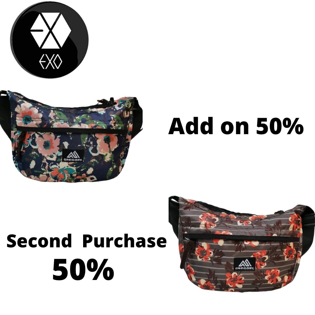 Gregory Satchel M Sling Bag Nylon Floral Sling Bag Travel Sling