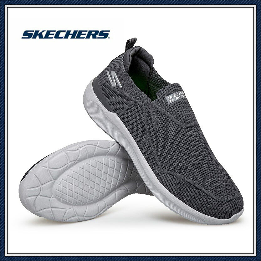 SKECHERS_Gowalk ARCH FIT-Giày Thể Thao Thời Trang Nam Giày Thường Ngày Cho Nam Giày Đi Bộ Giày Vải Bố Cỡ Lớn Giày Màu Đen