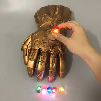 infinity gauntlet toy with removable stones