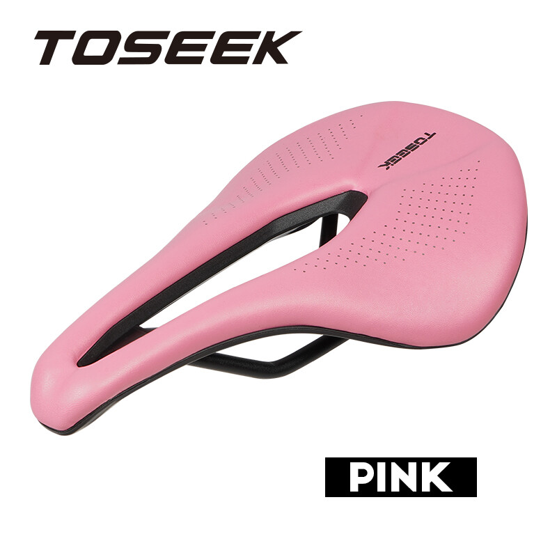 TOSEEK TS60 Plastic/pvc Bicycle Saddles Bikes Parts Cycling EVA Ultralight Breathable Comfortable Seat Cushion Bike Racing Saddle seat mtb 7*7mm Round Rails Bicycles seat saddle cushion