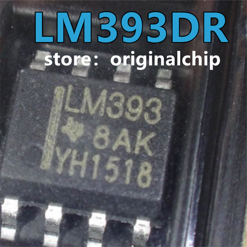 5pcs Original LM393 lm393dr SOP8 Điện áp comparator IC Mạch tích hợp chip điện áp kép comparator chip