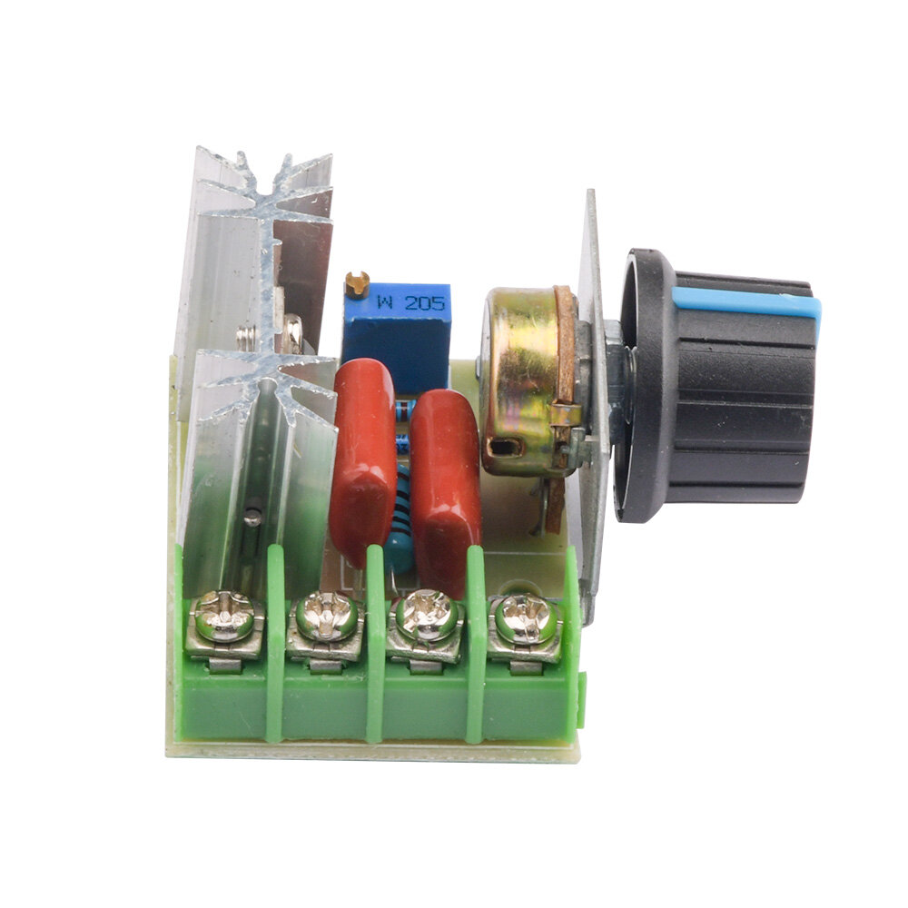 SeasBoat AC 50-220V 2000W SCR Bộ Điều Chỉnh Điện Áp Công Tắc Nhiệt Độ Bộ Điều Khiển Tốc Độ Động Cơ Potentiometer Light Dimmer