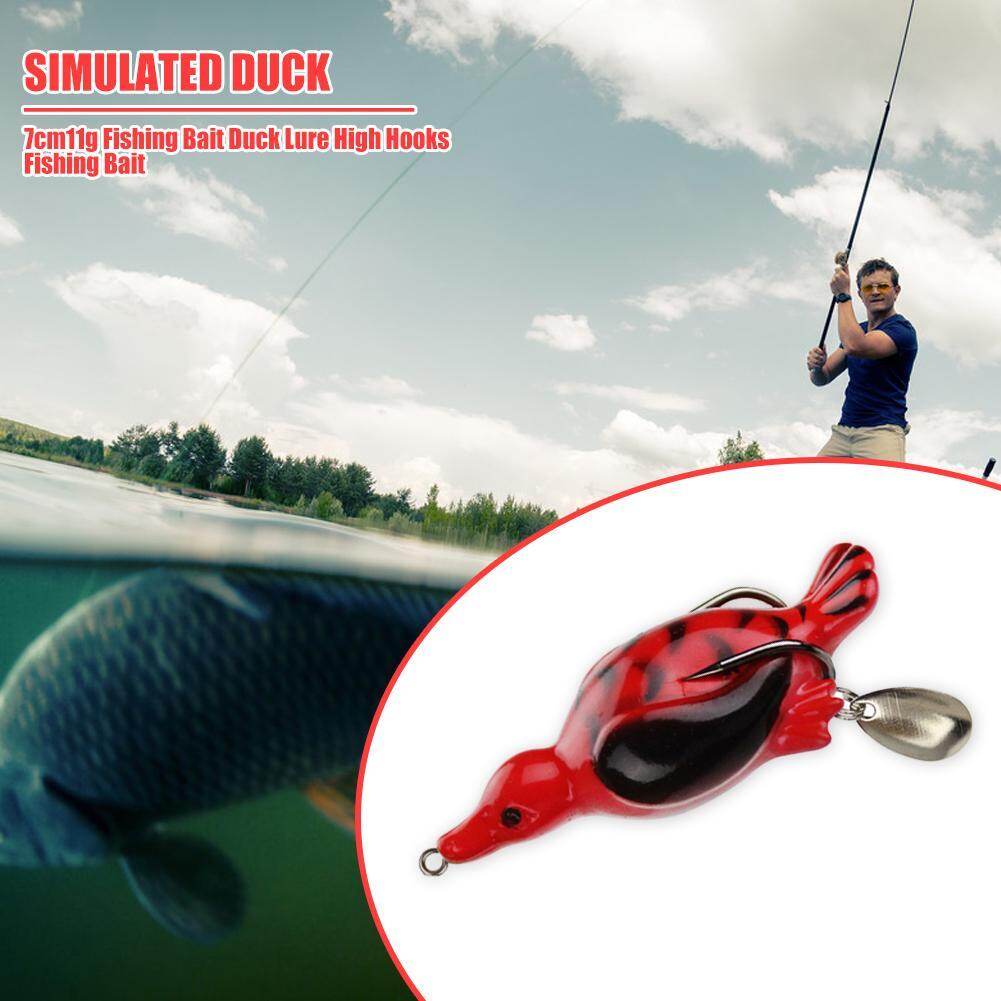 Simulation Duck Fishing Lure 7cm 11g Lifelike Double Hooks False Bait