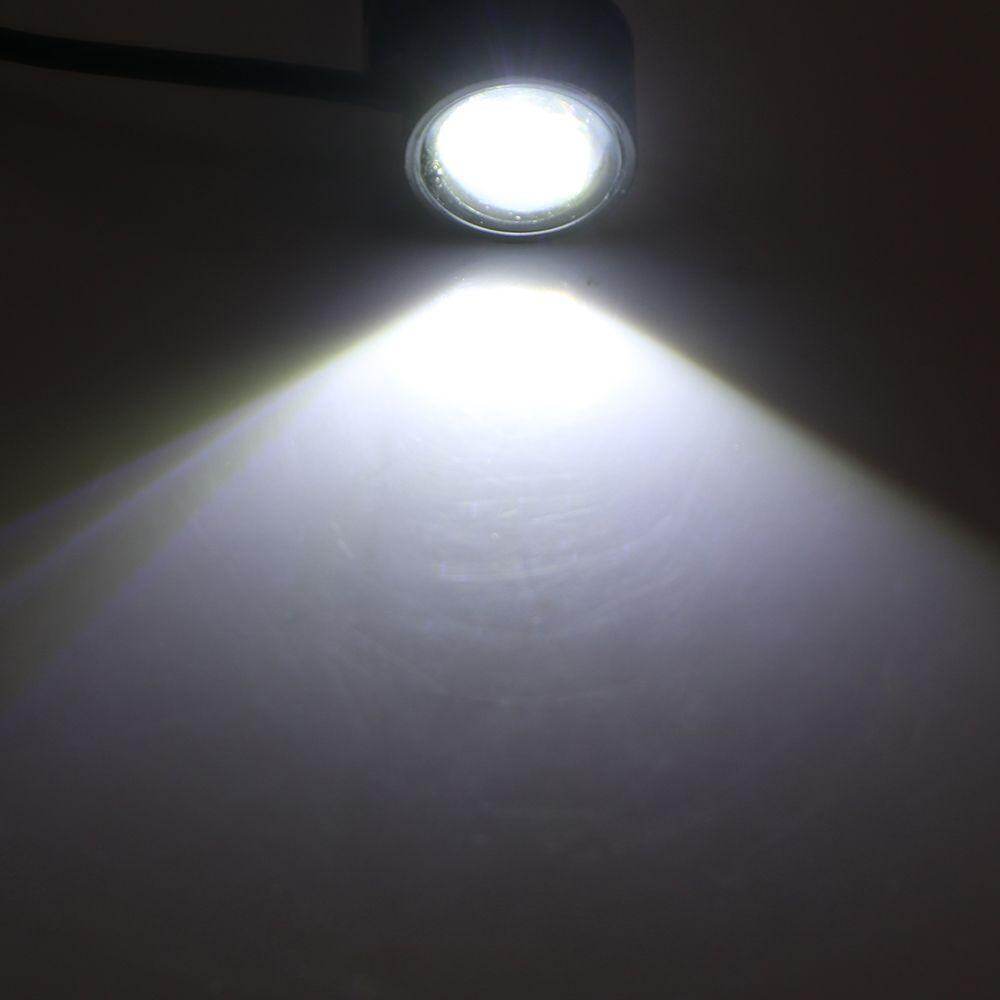2 chiếc đèn LED mắt chim ưng công suất 12V 5WW dùng làm đèn tín hiệu chạy ban ngày hoặc trong sương mù dành cho xe máy đèn dự phòng đảo ngược DRL - INTL