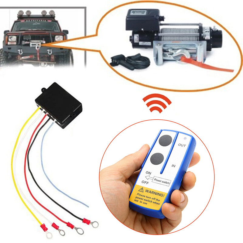 Extra Sweet 12V Winch Wireless Remote Control Switch Handset Kit Fit