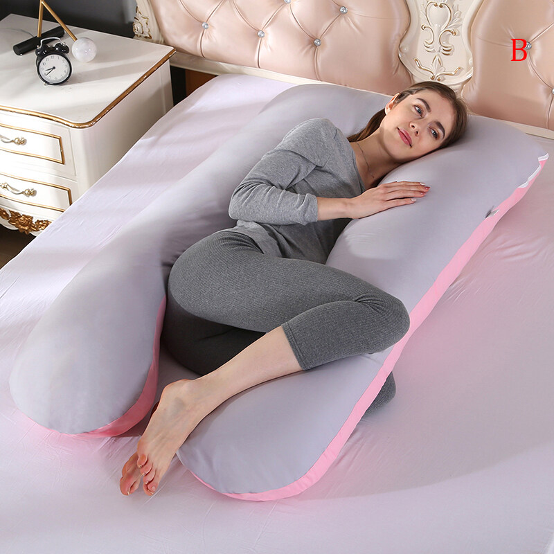 Cneng Washable Pillow Cover for Full Body Maternity Pregnancy U Shape Pillow
