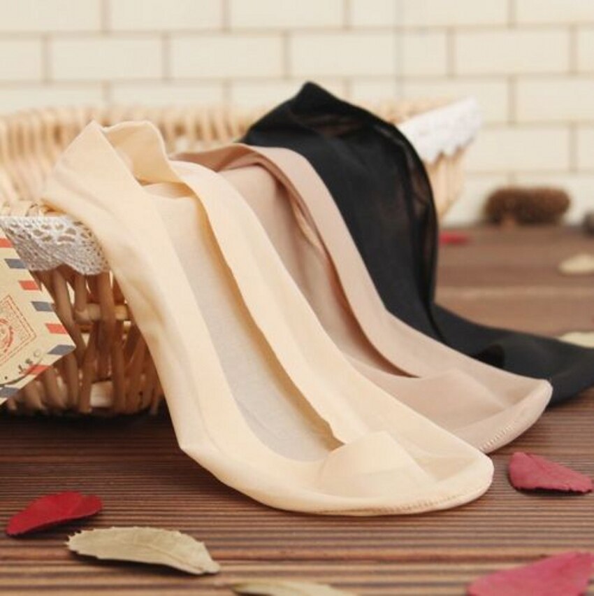 【PrettySet】10 Pairs Breathable Invisible Stockings Smooth Transparent