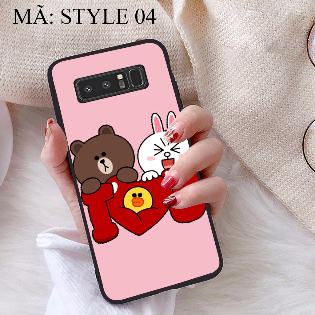 Ốp lưng samsung note 8 viền dẻo tpu bst phong cách