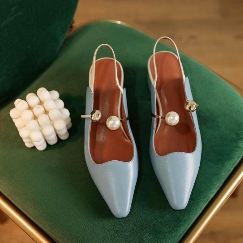 Giày Cao Gót Aurora. An Cho Nữ, Giày Công Sở Đế Xuồng Mũi Nhọn 5.5Cm, Giày Dự Tiệc, Giày Mary Jane Thanh Lịch giá rẻ