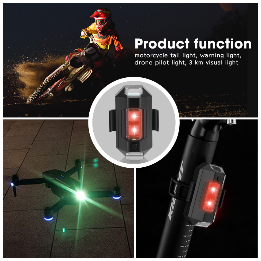 1 Bộ Đèn Nhấp Nháy Có Thể Sạc Lại Đèn LED Điều Khiển Từ Xa Điều Chỉnh Vị Trí Đèn LED Không Dây Cho Điều Khiển Từ Xa Cánh Cố Định Máy Bay Máy Bay Trực Thăng Phụ Tùng Tự Làm Cáp Sạc USB