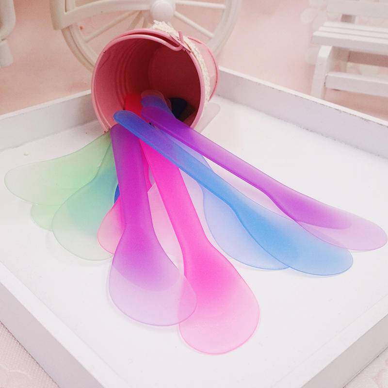 1PC DIY Skin Care Mask Mixing Plastic Spoon
