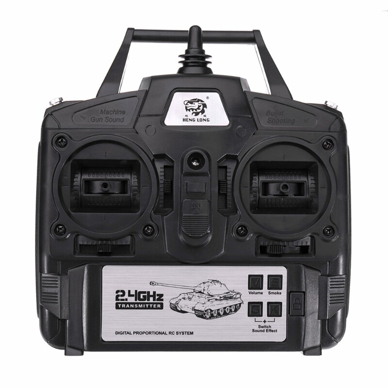 2.4GHz Remote Control Radio System DIY Toy TK-7.0 Version Receiver Main Board Digital Radio Transmitter for 1/16 RC Tank