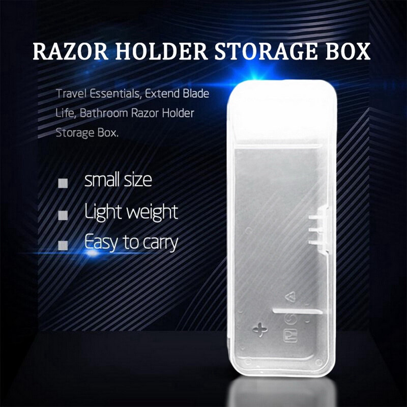 Universal Shaver Storage Box Handle Box Transparent Plastic Case Razor Boxs Eco-Friendly Shaving Case