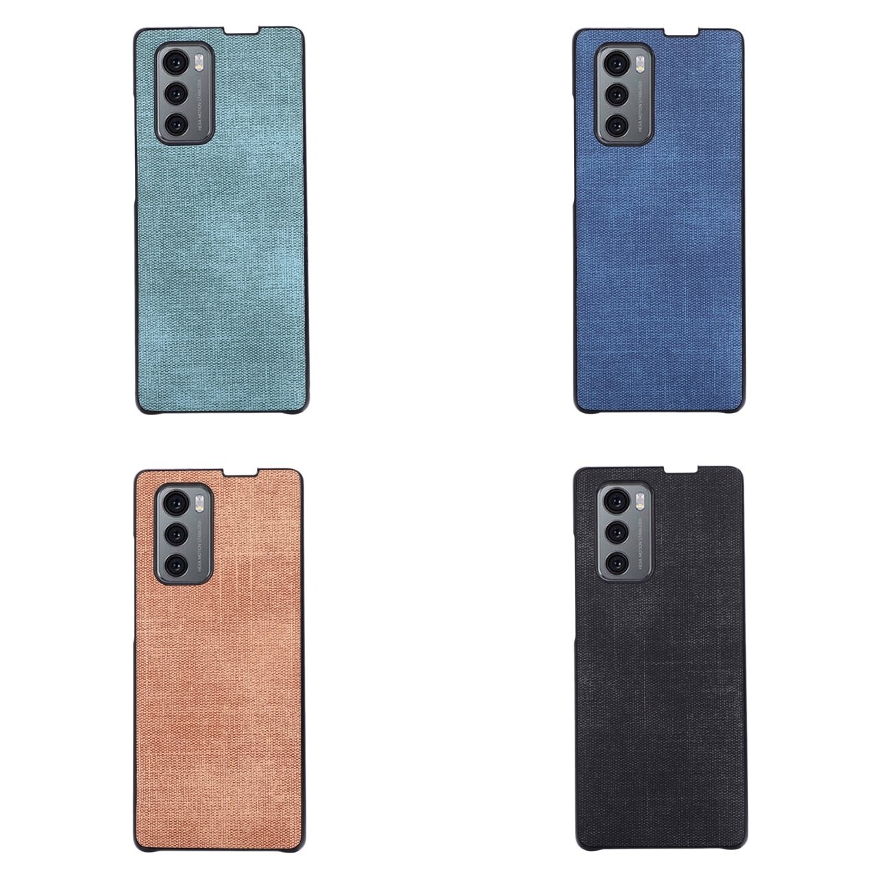 For LG Wing 5G Brugg Texture PU+TPU+PC Shockproof Phone Case(Black)