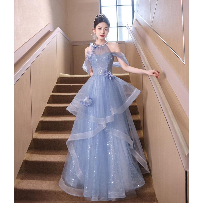 Evening Gowns Divisoria Prom Gowns Long Nude Glitter A-Line Prom Dress With  Cape Nude