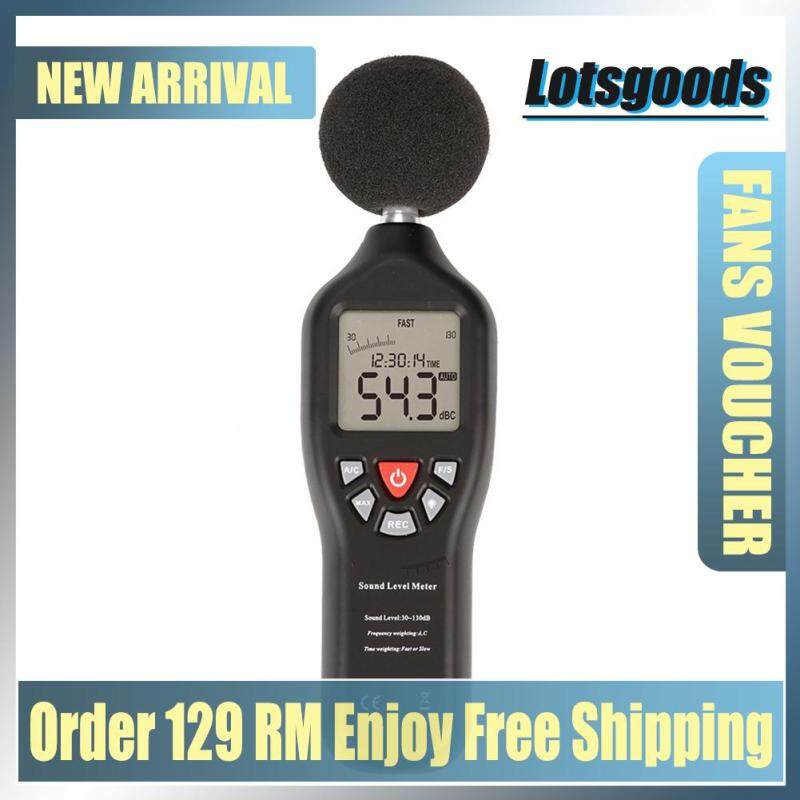 30-130dB Mini Sound Level Meters Decibel Meter Logger Noise Audio Detector