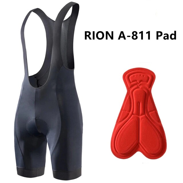 Hkl rion quần soóc yếm cổ điển chất lượng cao quần culotte đạp xe đua quần đi xe đạp quần soóc yếm silicon có miếng đệm gel 5r 1202