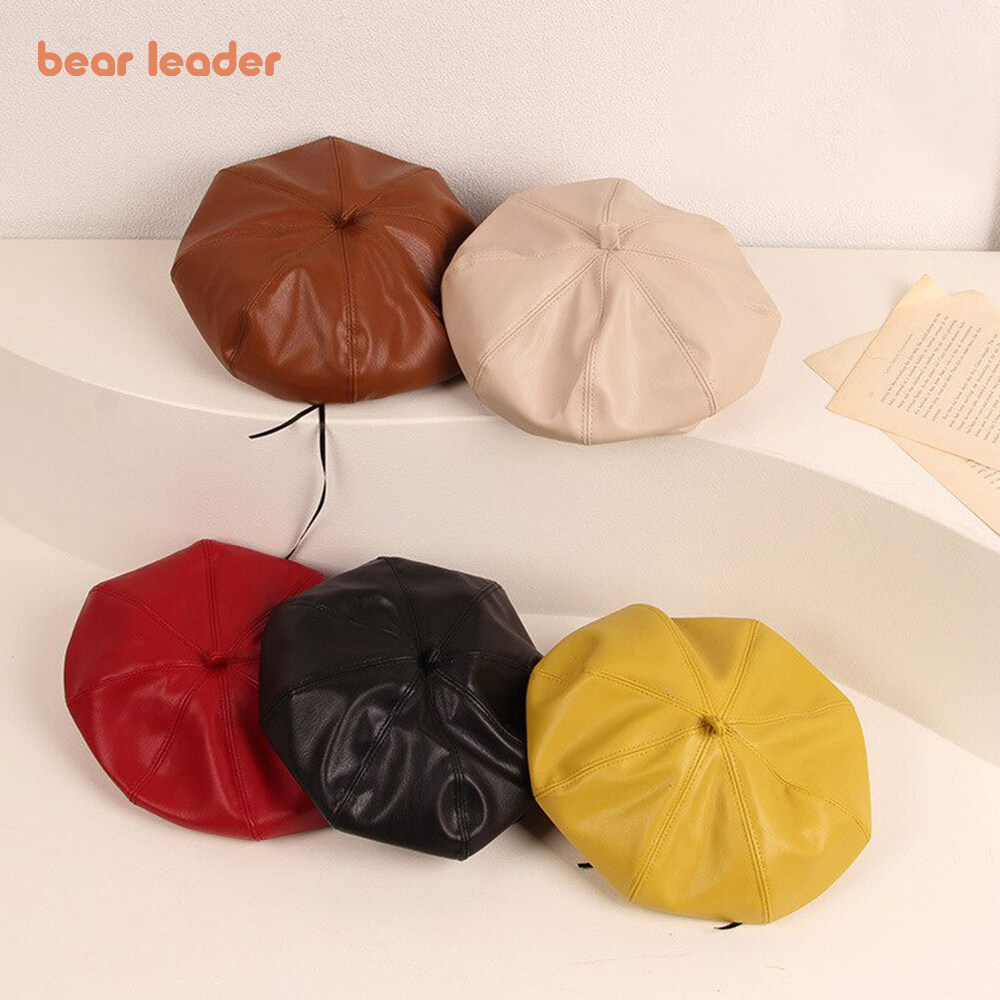 Bear Leader Mũ Mùa Thu Đông Cho Bé Gái Mũ Nồi Thanh Lịch Cho Bé Mũ Bát
