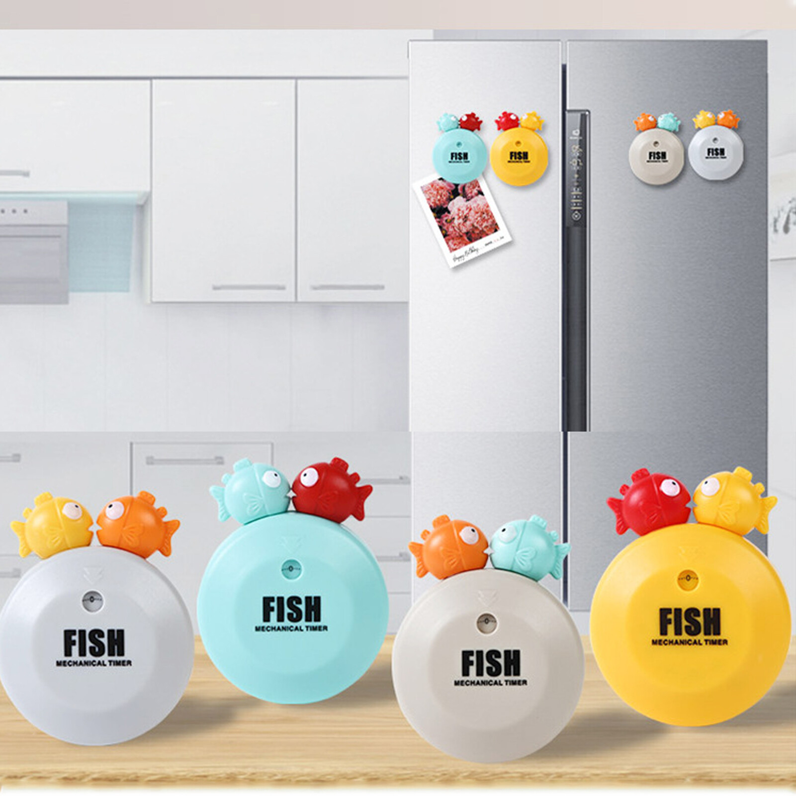 Timer for Kitchen Cute and Exquisite Timer Adorable Cartoon Magnetic Timer No Batteries Needed Perfect Kitchen Cooking Countdown Mechanical Timer for Your Home Grab Yours