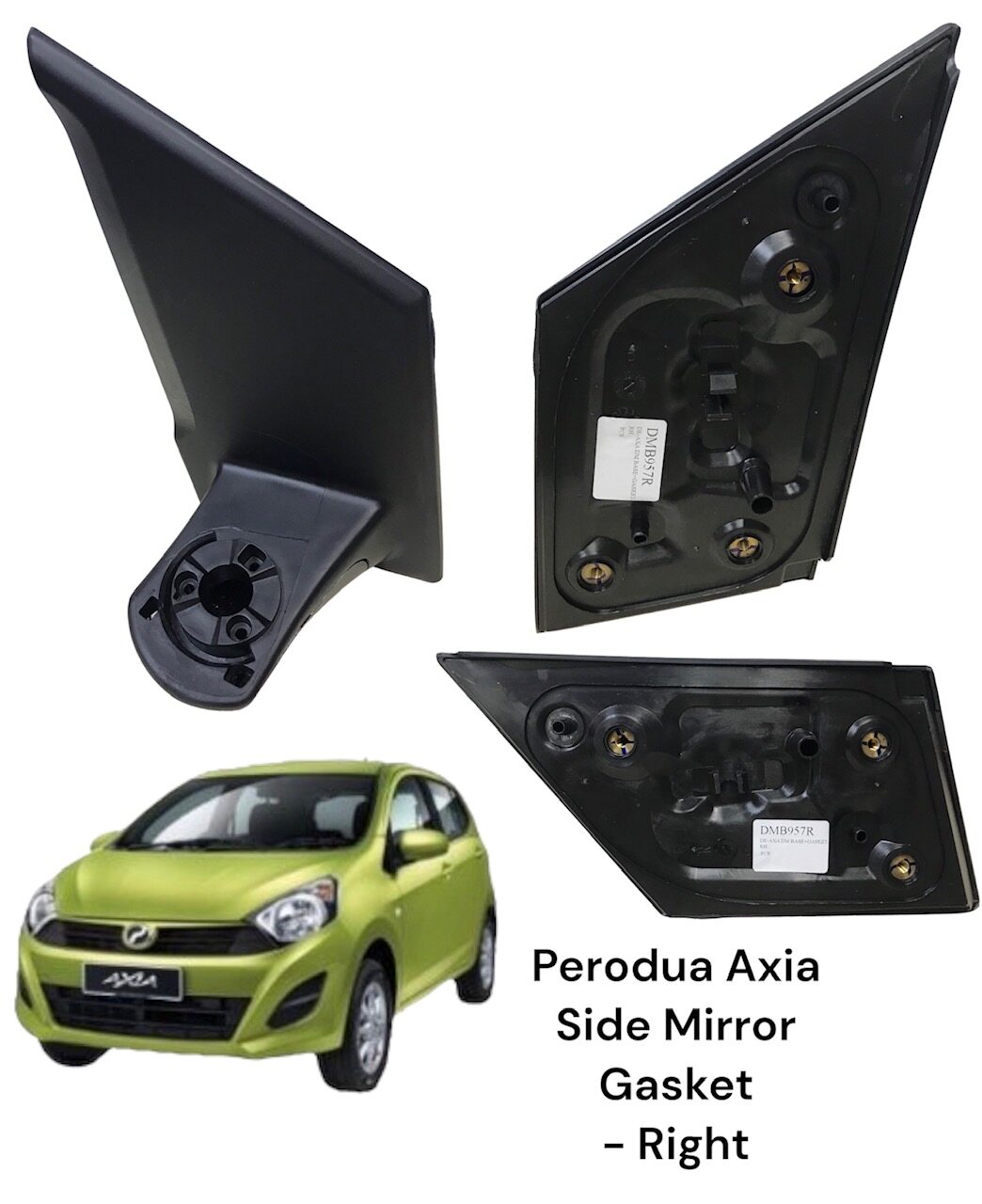 Perodua Axia Side Mirror Gasket / Bracket Lazada