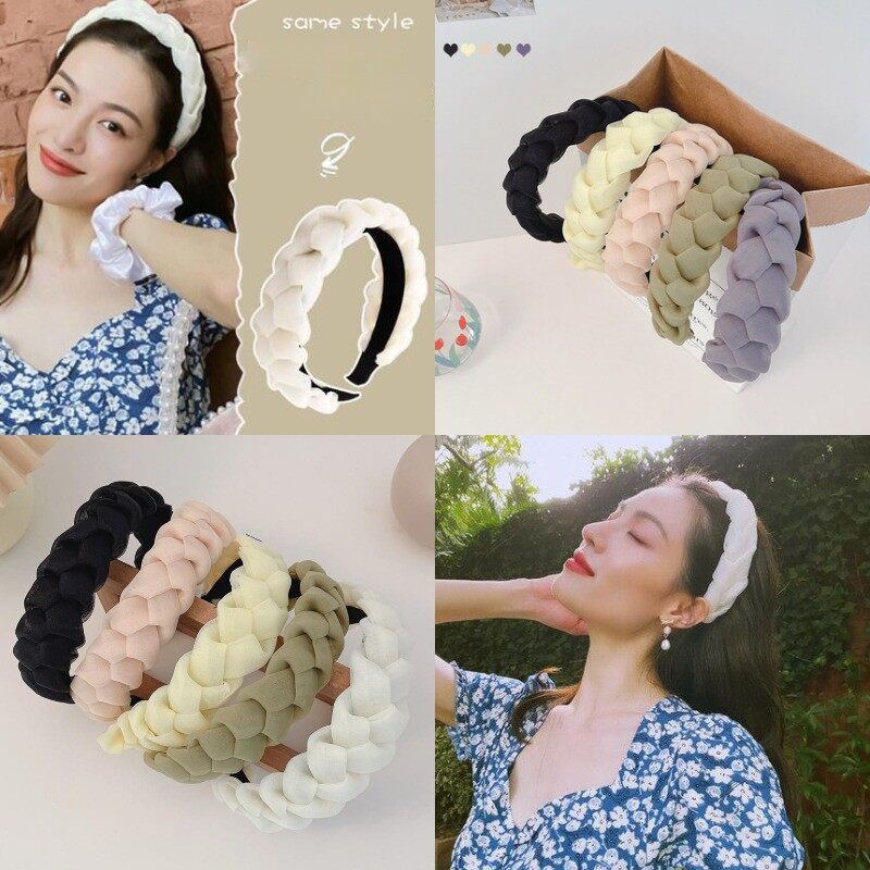 Korean Style Braids Headband For Women