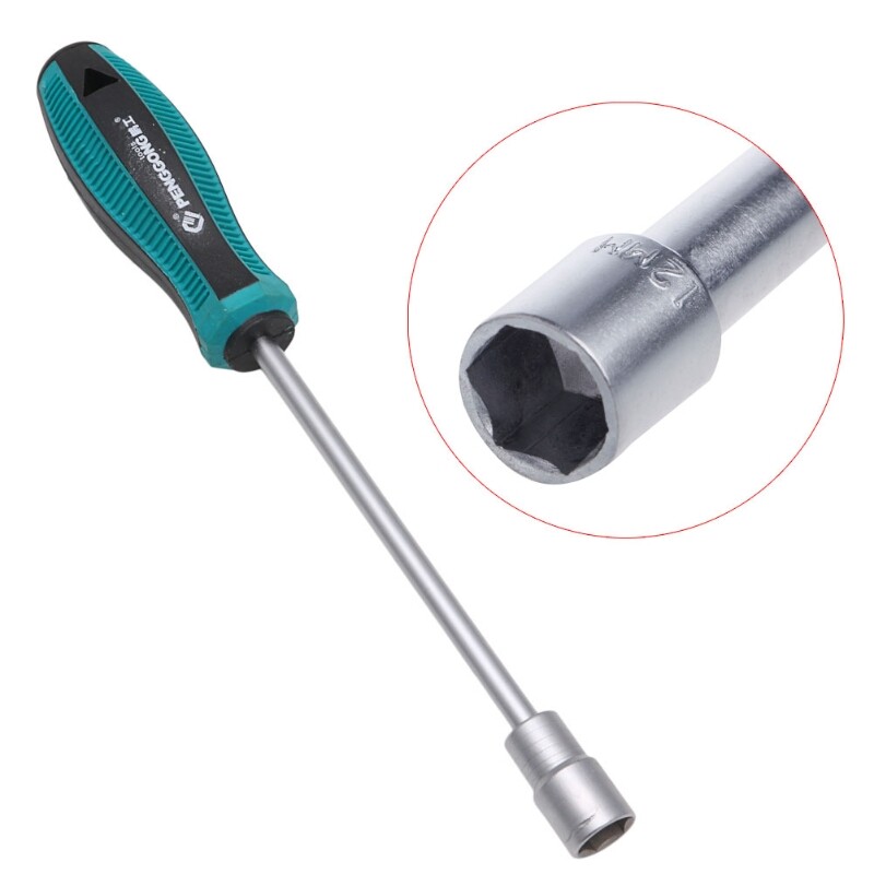 Metal Socket Driver Wrench Screwdriver Hex Nut Key Nutdriver Hand Tool 5mm