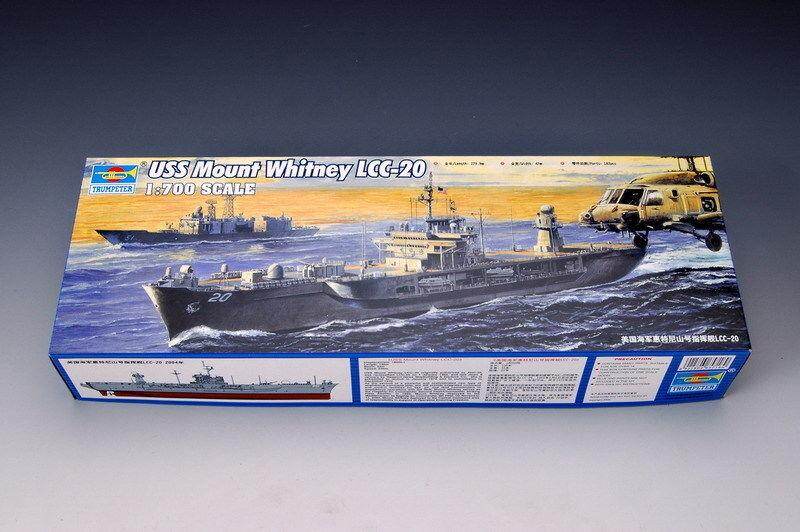 Trumpeter 1/700 05718 uss mount whitney lcc-20 2004