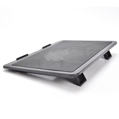 CHUNCHEN Laptop Cooler Cooling Pad Base Big Fan USB Stand for 14" LED Light Notebook