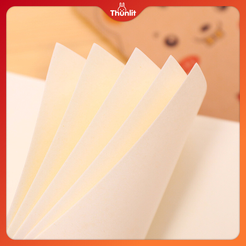 Thunlit túi nhỏ notepad trống Unlined số lượng lớn bán buôn Retro dễ thương Mini giấy kraft máy tính xách tay đồng bằng