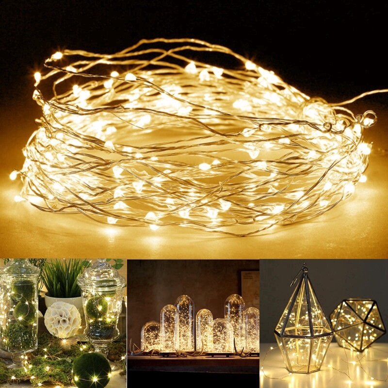 Đèn led ánh sao dây đồng đèn ngủ ấm áp hoạt động bằng pin