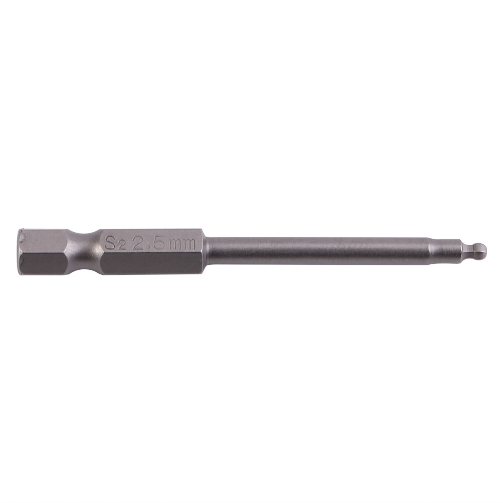 7Pcs Screwdriver Bits 1/4 Hex Shank Screwdriver Bits 7Pcs 2 / 2.5 / 3 / 4 / 5 / 6 / 8mm Magnetic Screwdriver Bits 65mm 1/4 Hex Shank