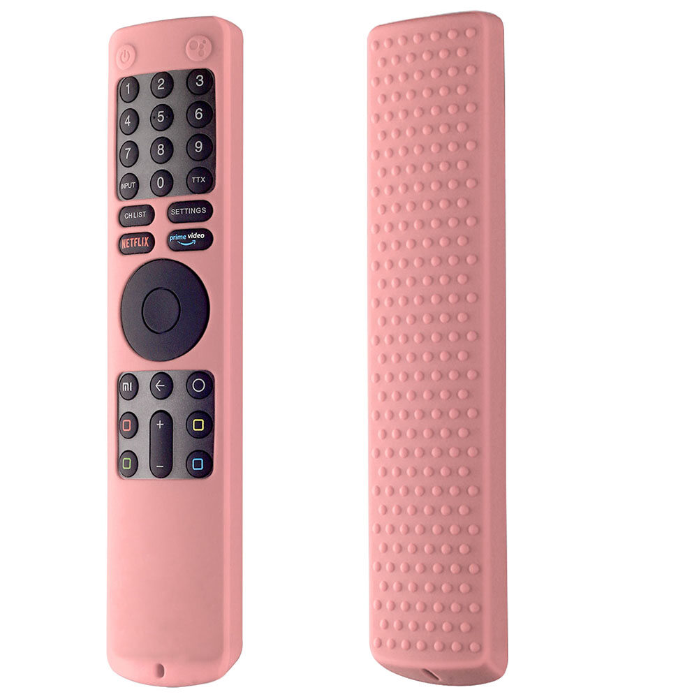 Hiqueen Silicone Remote Control Case With Lanyard Shockproof Protector Cover Compatible For Xiaomi Xmrm-010 Tv Remote Control