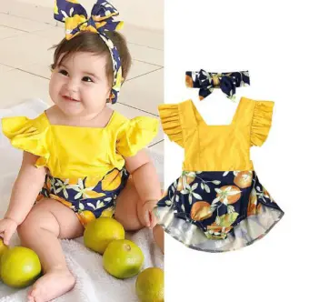 fruit print baby clothes